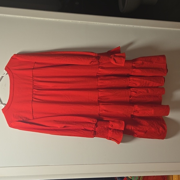 Elegant Red Crepe Dress Pomander Place XXL NEW NEW Plus - Picture 6 of 6